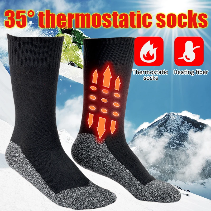 Winter Self Heating Socks 35 ℃ Constant Temperature Heat Socks Compression Socks Outdoor Ski Sports Camping Hiking Warm Sock
Winter Self Heating Socks 35 ℃ Constant Temperature Heat Socks Compression Socks Outdoor Ski Sports Camping Hiking Warm Sock