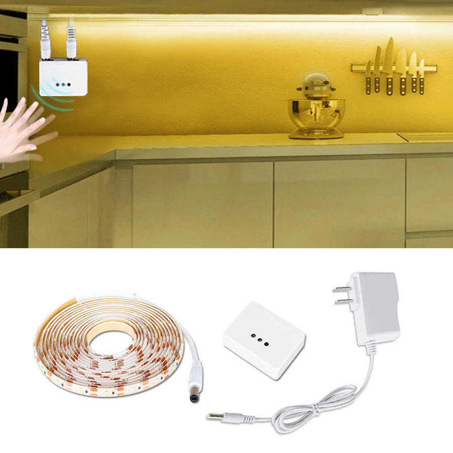 Hand Sweep Smart Switch LED Night Light Hand Wave Motion Sensor LED Strip 12V Kitchen Bedroom Closet Night Lamp Home Lighting
Hand Sweep Smart Switch LED Night Light Hand Wave Motion Sensor LED Strip 12V Kitchen Bedroom Closet Night Lamp Home Lighting