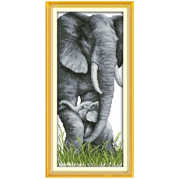 The elephant mother and son printed on the canvas 11CT 14CT DIY kit Cross Stitch embroidery needlework Sets home decor
The elephant mother and son printed on the canvas 11CT 14CT DIY kit Cross Stitch embroidery needlework Sets home decor