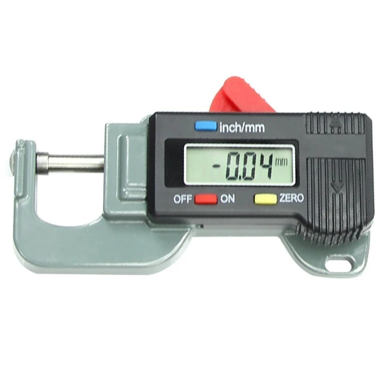 Portable Precise Digital Thickness Gauge Meter Metal Tester Micrometer 0 to 12.7mm
Portable Precise Digital Thickness Gauge Meter Metal Tester Micrometer 0 to 12.7mm