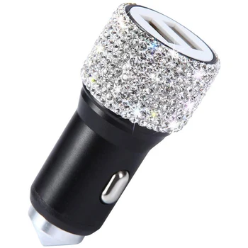 Bling Car Accessories Set, Bling Steering Wheel Cover for Women Universal Fit 15 Inch, Bling Car USB Charger(Fast Charging), Bli
Bling Car Accessories Set, Bling Steering Wheel Cover for Women Universal Fit 15 Inch, Bling Car USB Charger(Fast Charging), Bli