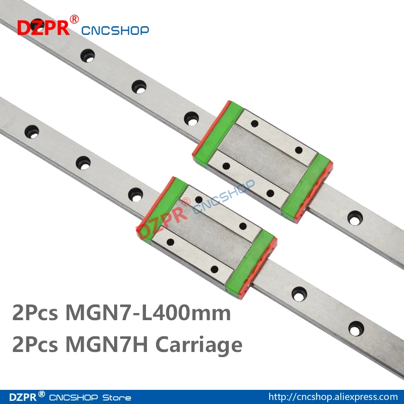 MGN7 400mm 2Pcs 15.75 in Miniature Linear Rail 2Pcs MGN7H Carriage Block for 3D Printer CNC Machine CNC Parts
MGN7 400mm 2Pcs 15.75 in Miniature Linear Rail 2Pcs MGN7H Carriage Block for 3D Printer CNC Machine CNC Parts