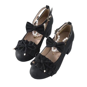 Women Sweet Princess Buckle Strap Mary Janes Lolita Shoes Japanese Sweet Kawaii Lolita Shoes Loli Cosplay Shoes
Women Sweet Princess Buckle Strap Mary Janes Lolita Shoes Japanese Sweet Kawaii Lolita Shoes Loli Cosplay Shoes
