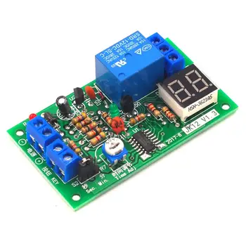 DC 12V Trigger 99 Minutes Adjustable Delay Relay Digital Tube Display Timing Single Chip Relay Module Circuit
DC 12V Trigger 99 Minutes Adjustable Delay Relay Digital Tube Display Timing Single Chip Relay Module Circuit