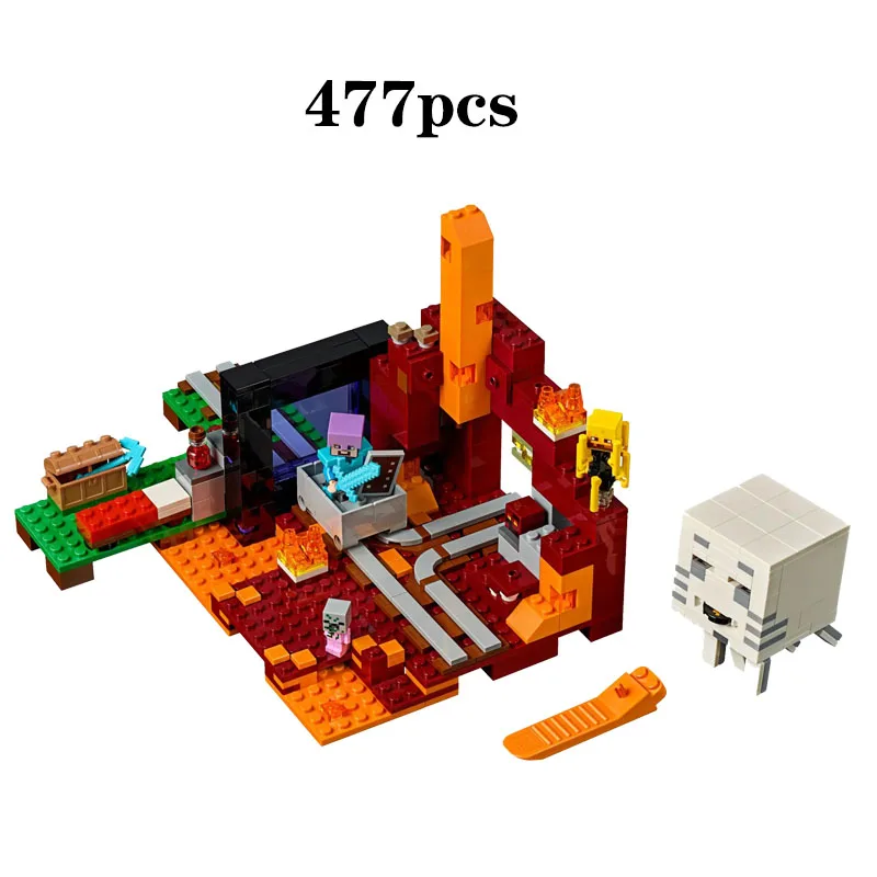 2020 New Toys The Nether Portal Compatible Legoinglys Minecra My World 21143 Building Blocks Toys for Children Birthday Gift
2020 New Toys The Nether Portal Compatible Legoinglys Minecra My World 21143 Building Blocks Toys for Children Birthday Gift