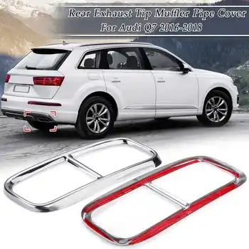 2pcs/set Rear Dual Exhaust Muffler Tail Decor End Pipe Tip Cover Trim Stainless Steel For Audi Q7 2016 2017 2018
2pcs/set Rear Dual Exhaust Muffler Tail Decor End Pipe Tip Cover Trim Stainless Steel For Audi Q7 2016 2017 2018