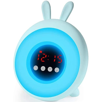 AAAK -Children's Alarm Clock-Children Sleep Training Clock, Colorful Night Lights and Alarm Clock-Cute Children's Night Lights
AAAK -Children's Alarm Clock-Children Sleep Training Clock, Colorful Night Lights and Alarm Clock-Cute Children's Night Lights