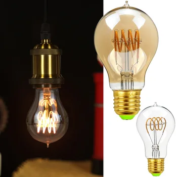 TIANFAN Led Bulbs Vintage Light Bulb A60/A19 Quad Loop Led Filament 4W Dimmable 220V E27 110V E26 Decorative Light Bulb
TIANFAN Led Bulbs Vintage Light Bulb A60/A19 Quad Loop Led Filament 4W Dimmable 220V E27 110V E26 Decorative Light Bulb