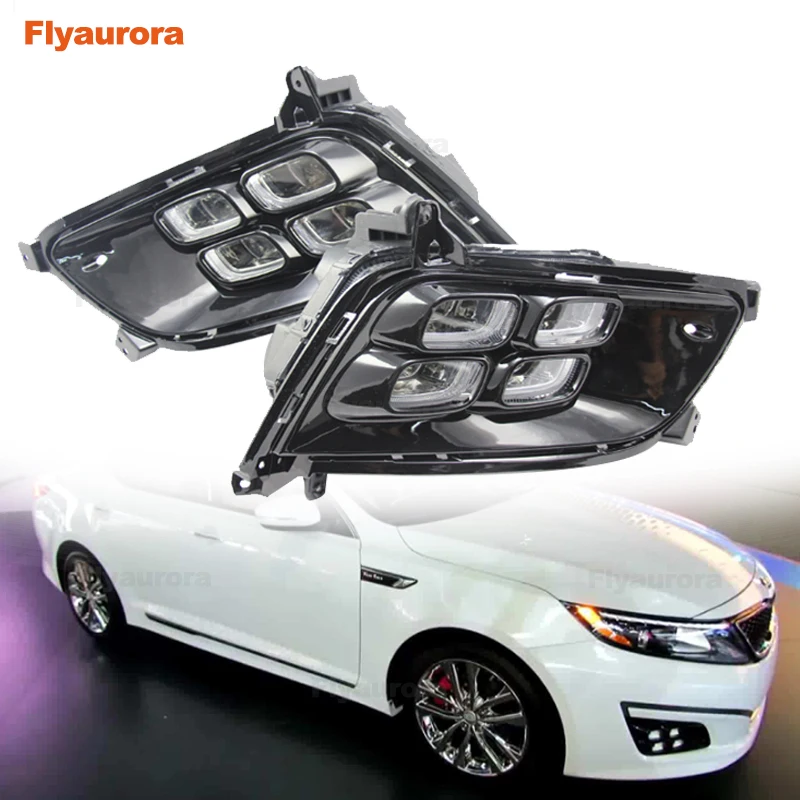 Car Flashing LED Daytime Running Light DRL Day Lights Fog Lamp For KIA Optima K5 2014~2015 Fog lamp Cover Daytime Running Lights
Car Flashing LED Daytime Running Light DRL Day Lights Fog Lamp For KIA Optima K5 2014~2015 Fog lamp Cover Daytime Running Lights