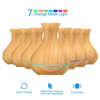 Litake Cool Mist Air Humidifier Ultrasonic Aroma Essential Oil Diffuser Wood-Grain 7 Color Changing LED Light for Office Home
Litake Cool Mist Air Humidifier Ultrasonic Aroma Essential Oil Diffuser Wood-Grain 7 Color Changing LED Light for Office Home