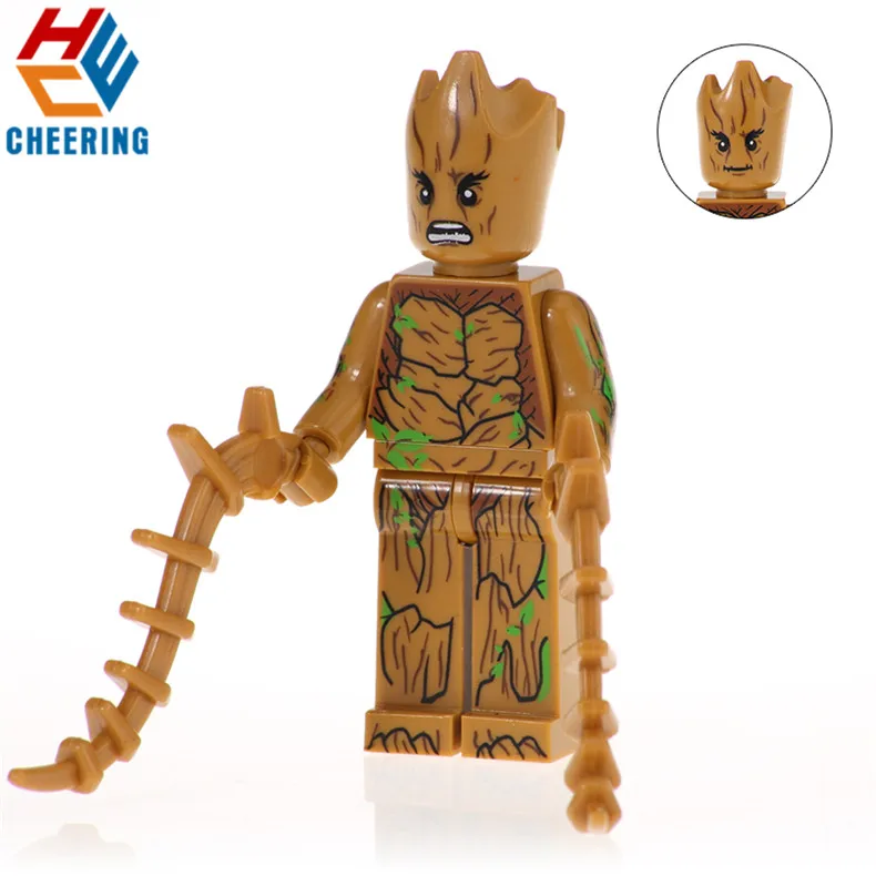 Single Sale Building Blocks Super Heroes Groot Iron man Pretty Wong Bucky Vision Figures Bricks Model Toys for Children XH 941
Single Sale Building Blocks Super Heroes Groot Iron man Pretty Wong Bucky Vision Figures Bricks Model Toys for Children XH 941