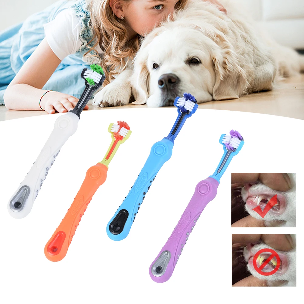 Pet Dog Toothbrush Multi-angle Cleaning Tooth Bad Breath Tartar Teeth Care Tool Brush for Dog Cat Protection Cleaning Supplies
Pet Dog Toothbrush Multi-angle Cleaning Tooth Bad Breath Tartar Teeth Care Tool Brush for Dog Cat Protection Cleaning Supplies