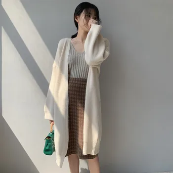 2020 New Spring and Autumn Casual Long-sleeve Mid-lonog Cardigan Women Sweater Solid Color Wild Alpaca Knit Jacket NS1866
2020 New Spring and Autumn Casual Long-sleeve Mid-lonog Cardigan Women Sweater Solid Color Wild Alpaca Knit Jacket NS1866
