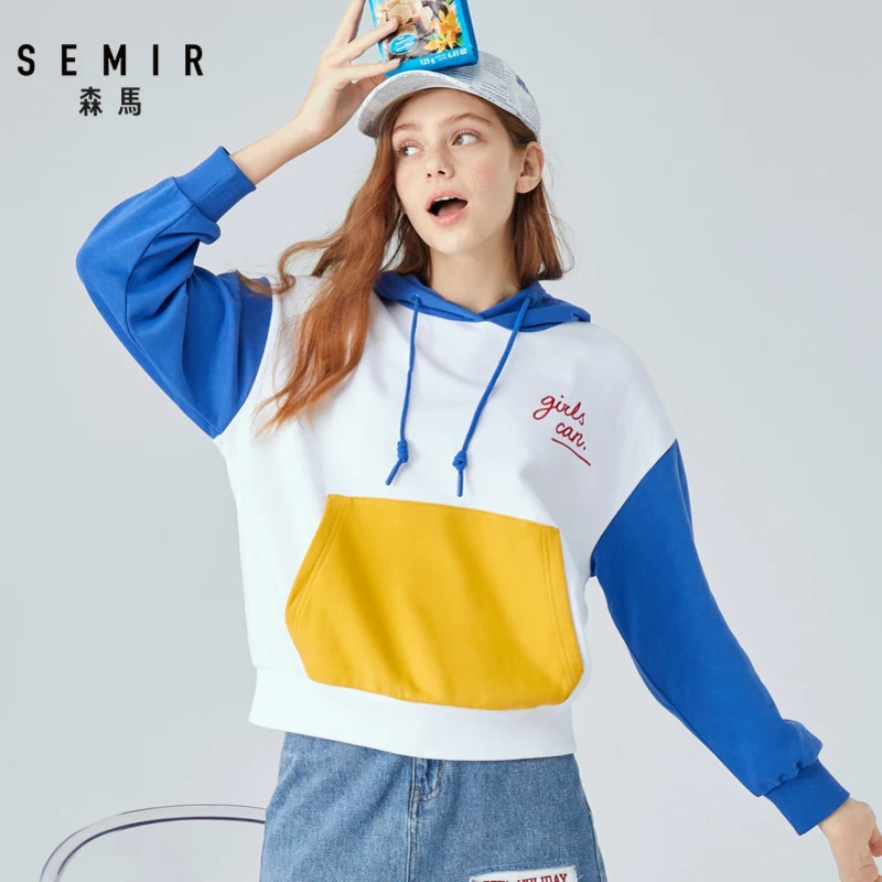 SEMIR Autumn Winter Fleece Letter Harajuku Print Pullover Thick Loose Women Hoodies Sweatshirt Female Casual Coat
SEMIR Autumn Winter Fleece Letter Harajuku Print Pullover Thick Loose Women Hoodies Sweatshirt Female Casual Coat