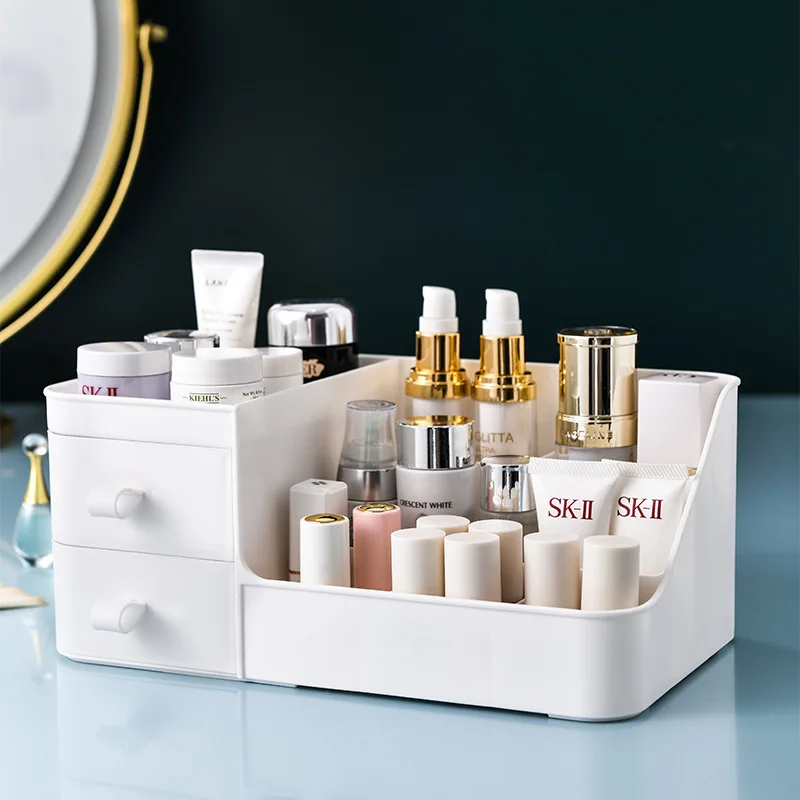 Creative Desktop Cosmetic Storage Box Household Drawer Plastic Jewelry Storage Finishing Box Makeup Tool Lipstick Storage Rack
Creative Desktop Cosmetic Storage Box Household Drawer Plastic Jewelry Storage Finishing Box Makeup Tool Lipstick Storage Rack