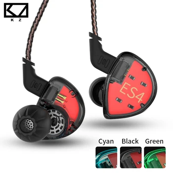 KZ ES4 Balanced Armature With Dynamic In-ear Earphone BA Driver Noise Cancelling Headset With Mic KZ AS10 ZS10
KZ ES4 Balanced Armature With Dynamic In-ear Earphone BA Driver Noise Cancelling Headset With Mic KZ AS10 ZS10