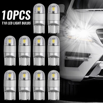 10pcs 12V Car LED T10 W5W WY5W 168 194 501 LED Bulbs for Auto Interior Lights Map Dome Door Trunk Instrument Lamp Car Styling
10pcs 12V Car LED T10 W5W WY5W 168 194 501 LED Bulbs for Auto Interior Lights Map Dome Door Trunk Instrument Lamp Car Styling