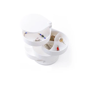Hot Headdress Earrings Rotating Jewlery Box Multilayer Storage Box Northern European-Style Creative Simple Portable Storage Rack
Hot Headdress Earrings Rotating Jewlery Box Multilayer Storage Box Northern European-Style Creative Simple Portable Storage Rack
