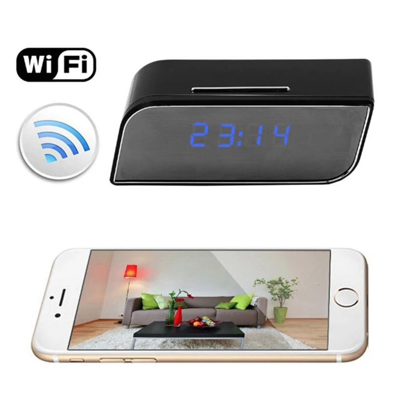 WIFI mini camera wireless nanny clock time alarm P2P IP/AP Infrared motion detection Security camera CCTV Video recorder
WIFI mini camera wireless nanny clock time alarm P2P IP/AP Infrared motion detection Security camera CCTV Video recorder
