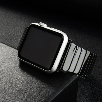 Ceramic Strap for Apple Watch Band 44 mm 40mm iwatch band 42mm 38mm Luxury Stainless steel buckle bracelet Apple watch 4 5 3 2 1
Ceramic Strap for Apple Watch Band 44 mm 40mm iwatch band 42mm 38mm Luxury Stainless steel buckle bracelet Apple watch 4 5 3 2 1