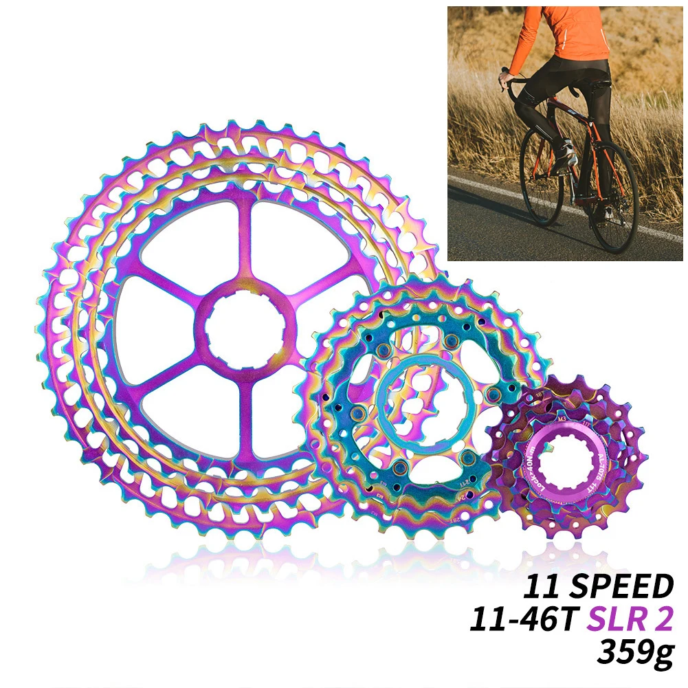 Outdoor Colorful 11 Speed Repair Cycling Replacement Durable Extended Aluminum Alloy Round Bicycle Flywheel Racing Mountain Bike
Outdoor Colorful 11 Speed Repair Cycling Replacement Durable Extended Aluminum Alloy Round Bicycle Flywheel Racing Mountain Bike