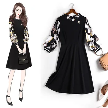 new large size 6l long women's wear fake two-piece slimming loose women dress summer plus fat style 10887 dresses big sizes
new large size 6l long women's wear fake two-piece slimming loose women dress summer plus fat style 10887 dresses big sizes