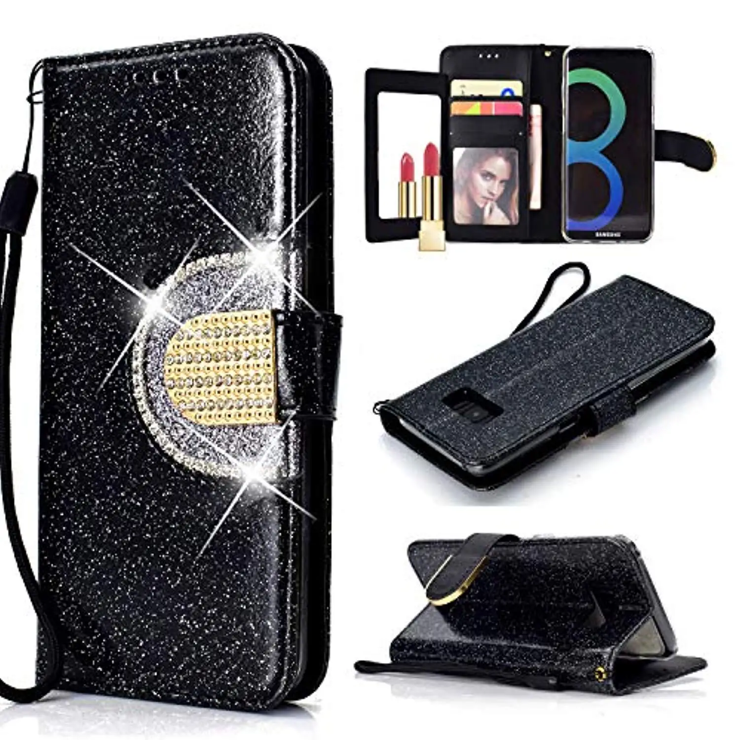 Diamond Buckle Bumper Leather Case for Samsung Galaxy S10 Plus S10E S9 A6 A7 A8 J4 J6 2018 Cover Wallet Mirror Phone Case Pouch
Diamond Buckle Bumper Leather Case for Samsung Galaxy S10 Plus S10E S9 A6 A7 A8 J4 J6 2018 Cover Wallet Mirror Phone Case Pouch