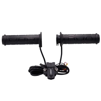 1pair 12V Ergonomic Universal Non Slip Muffs Electric Thruster Grip Motorcycle Heated Handle Winter Outdoor Thermal Left Right 
1pair 12V Ergonomic Universal Non Slip Muffs Electric Thruster Grip Motorcycle Heated Handle Winter Outdoor Thermal Left Right
