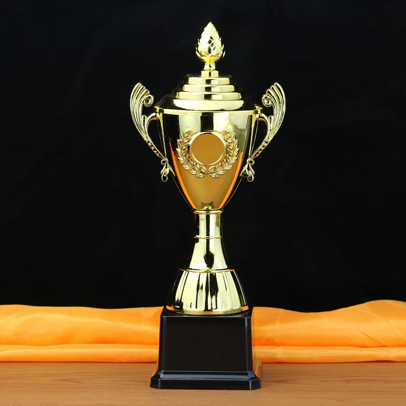 HX4061 Бесплатная Настройка пластиковый трофей позолоченный сувенир Cr Awards Кубок
