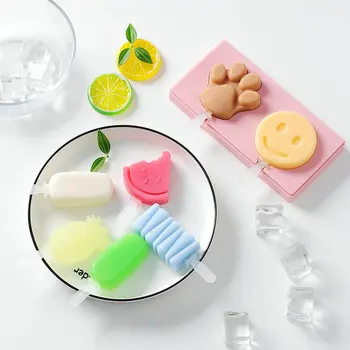 Siamese Ice Cream Mold With Lid Silicone Popsicle Mold Handmade DIY Ice Cream Mold 
Siamese Ice Cream Mold With Lid Silicone Popsicle Mold Handmade DIY Ice Cream Mold