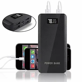 Power Bank 9600mAh 4 USB Port LCD Display Flashlight Portable External Battery Power Bank Quick Charge for smart phone charging
Power Bank 9600mAh 4 USB Port LCD Display Flashlight Portable External Battery Power Bank Quick Charge for smart phone charging