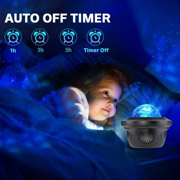 LED Night Light Rotating Projector Starry Sky Star Light Moon Lamp Master Projection Lamp Sleep Lights with Music remote control 
LED Night Light Rotating Projector Starry Sky Star Light Moon Lamp Master Projection Lamp Sleep Lights with Music remote control