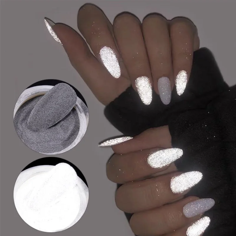 1 Box Shiny DIY Dipping Powder Fluorescent Nail Art Decorations Pigment Reflective Nail Glitter Powder Glow In The Dark Dust
1 Box Shiny DIY Dipping Powder Fluorescent Nail Art Decorations Pigment Reflective Nail Glitter Powder Glow In The Dark Dust