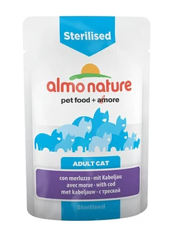 ALMO NATURE ALMO NATURE CAT FUNCTIONAL STERILISED for adult neutered cats and neutered cats with cod 70g
ALMO NATURE ALMO NATURE CAT FUNCTIONAL STERILISED for adult neutered cats and neutered cats with cod 70g
