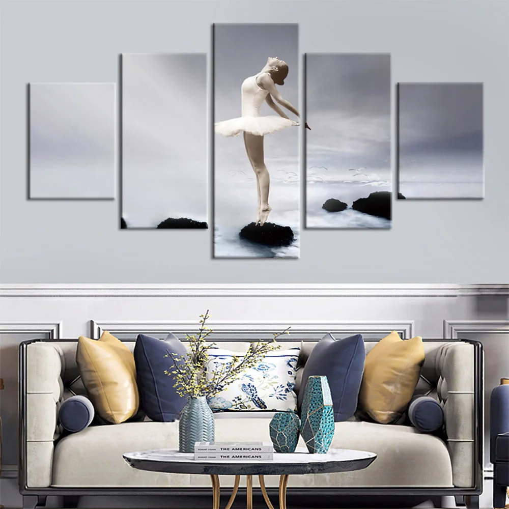 No Framed Canvas 5 Pieces Ballet Dencer Ballerina Wall Art Posters Pictures Paintings Home Decor for Living Room Decorations
No Framed Canvas 5 Pieces Ballet Dencer Ballerina Wall Art Posters Pictures Paintings Home Decor for Living Room Decorations