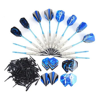 18g 12Pcs Steel Safe Dart With Soft Tip Indoor Sport Darts With 4 Pattern 16pcs Flights For Games +120 Soft Tip
18g 12Pcs Steel Safe Dart With Soft Tip Indoor Sport Darts With 4 Pattern 16pcs Flights For Games +120 Soft Tip