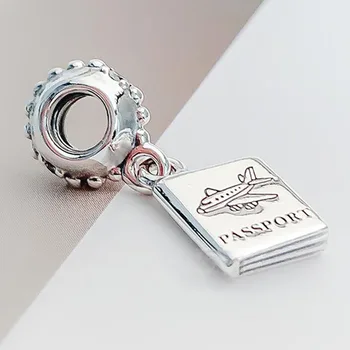 100% 925 Sterling Silver Charm Traveler's Plane Passport Pendant Fit Pandora Women Bracelet & Necklace Diy Jewelry
100% 925 Sterling Silver Charm Traveler's Plane Passport Pendant Fit Pandora Women Bracelet & Necklace Diy Jewelry