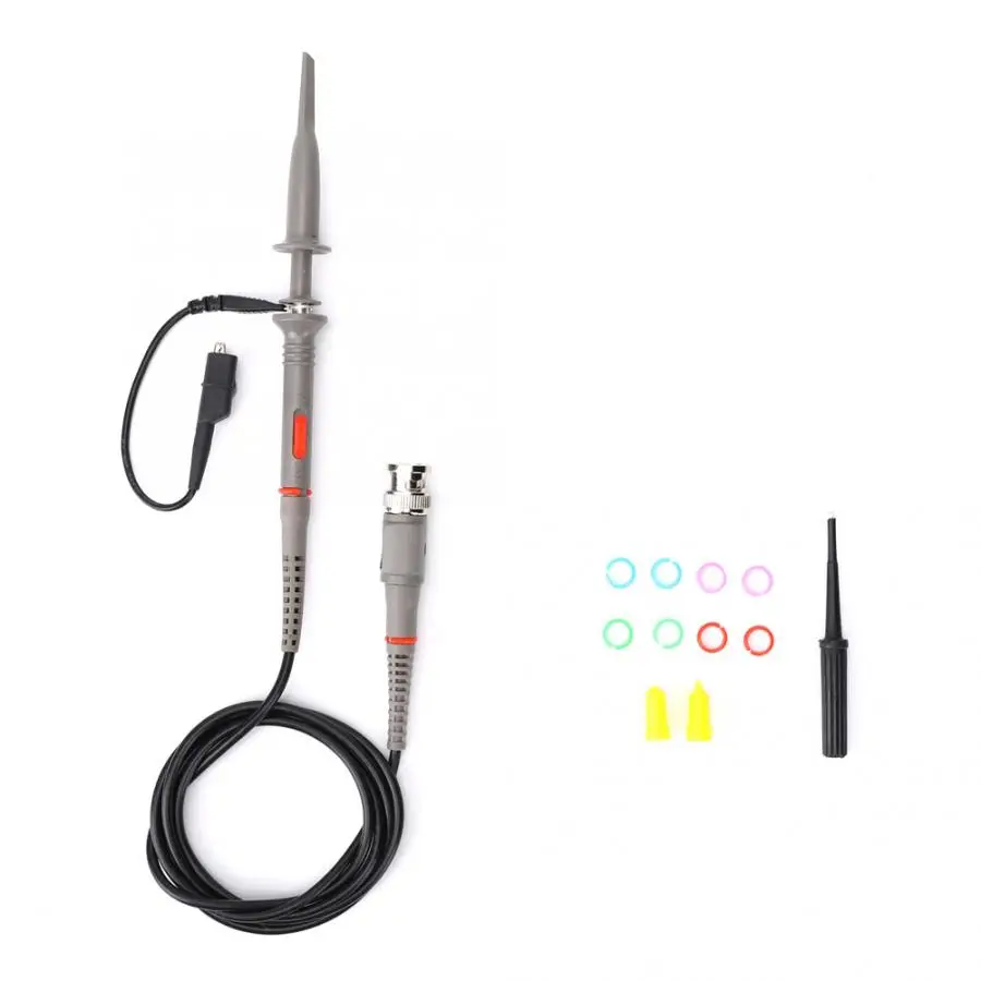 Oscilloscope Probe P6040 Oscilloscope Probe Kit 40MHz Scope Clip Probe 1:1/10:1 Attenuation Oscilloscope Accessories
Oscilloscope Probe P6040 Oscilloscope Probe Kit 40MHz Scope Clip Probe 1:1/10:1 Attenuation Oscilloscope Accessories