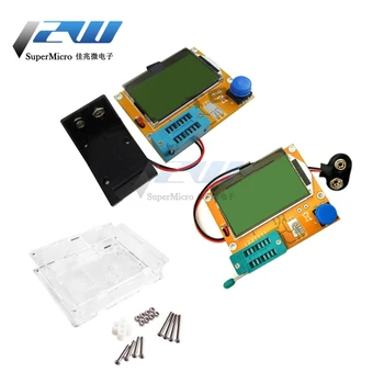 Mega328 LCD Digital Transistor Tester LCR-T4 Digital Capacitance Triode Backlight LCD Display for MOSFET/JFET/PNP/NPN Driver
Mega328 LCD Digital Transistor Tester LCR-T4 Digital Capacitance Triode Backlight LCD Display for MOSFET/JFET/PNP/NPN Driver