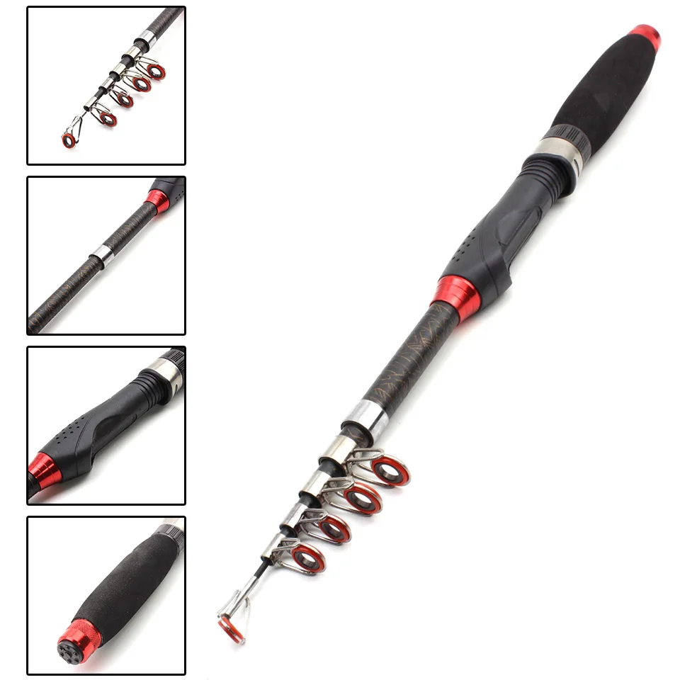 NEW 1.2m 1.5m 1.9m 2.1m Multifunction telescopic fishing rod carbon carp rod Portable Travel pocket pole Children rod fast
NEW 1.2m 1.5m 1.9m 2.1m Multifunction telescopic fishing rod carbon carp rod Portable Travel pocket pole Children rod fast