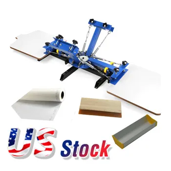 US Stock, CALCA 4 Color 2 Station Silk Screen Printing Press, for DIY T-Shirt Printing
US Stock, CALCA 4 Color 2 Station Silk Screen Printing Press, for DIY T-Shirt Printing