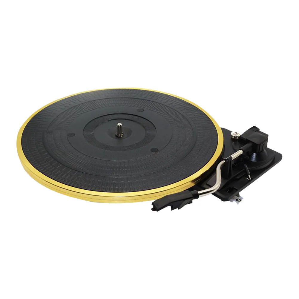 28cm Gramophone Turntable Adjustable Record Player 33 45 78Rpm Vintage Curve Arm Automatic Accessories Metal Stereo 3 Speeds | Электроника