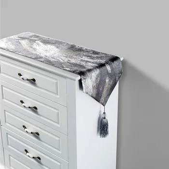 Sliver Polyester Fabric Table Runner Modern Jacquard Table Cover Wedding Decoration With Tassel Table Cabinet Runners Banquet
Sliver Polyester Fabric Table Runner Modern Jacquard Table Cover Wedding Decoration With Tassel Table Cabinet Runners Banquet