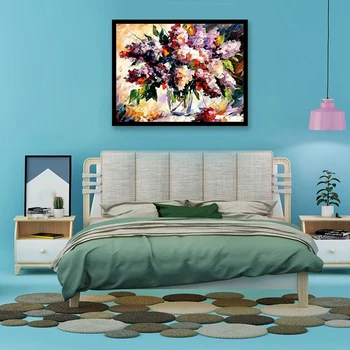 DIY Oil Painting By Numbers Paint By Numbers Flowers Home Decor Frameless Digital Painting on Canvas
DIY Oil Painting By Numbers Paint By Numbers Flowers Home Decor Frameless Digital Painting on Canvas