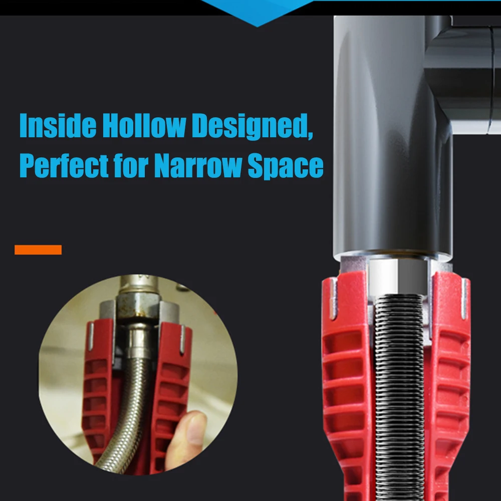 Wrench Tools Faucet Wrench Faucet and Sink Installer Water Heater Disassembling Tool Sink Dismantling Key Water Pipe Spanner
Wrench Tools Faucet Wrench Faucet and Sink Installer Water Heater Disassembling Tool Sink Dismantling Key Water Pipe Spanner