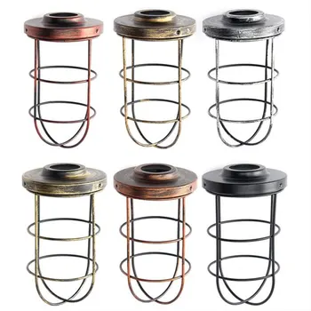 Lamp Bulb Cage Guard Iron Vintage Ceiling Pendant Cover Shades Lantern Light Bar Cafe Lamp Shade Retro Industrial Lamp Covers
Lamp Bulb Cage Guard Iron Vintage Ceiling Pendant Cover Shades Lantern Light Bar Cafe Lamp Shade Retro Industrial Lamp Covers