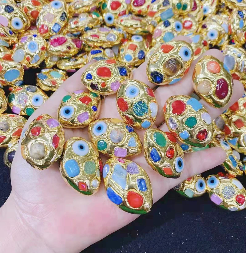 Бусины с овальными глазами для изготовления ювелирных изделий, разноцветные бусины из драгоценных камней для браслетов, ожерелий, сделай сам, медь, 10 шт.
Бусины с овальными глазами для изготовления ювелирных изделий, разноцветные бусины из драгоценных камней для браслетов, ожерелий, сделай сам, медь, 10 шт.