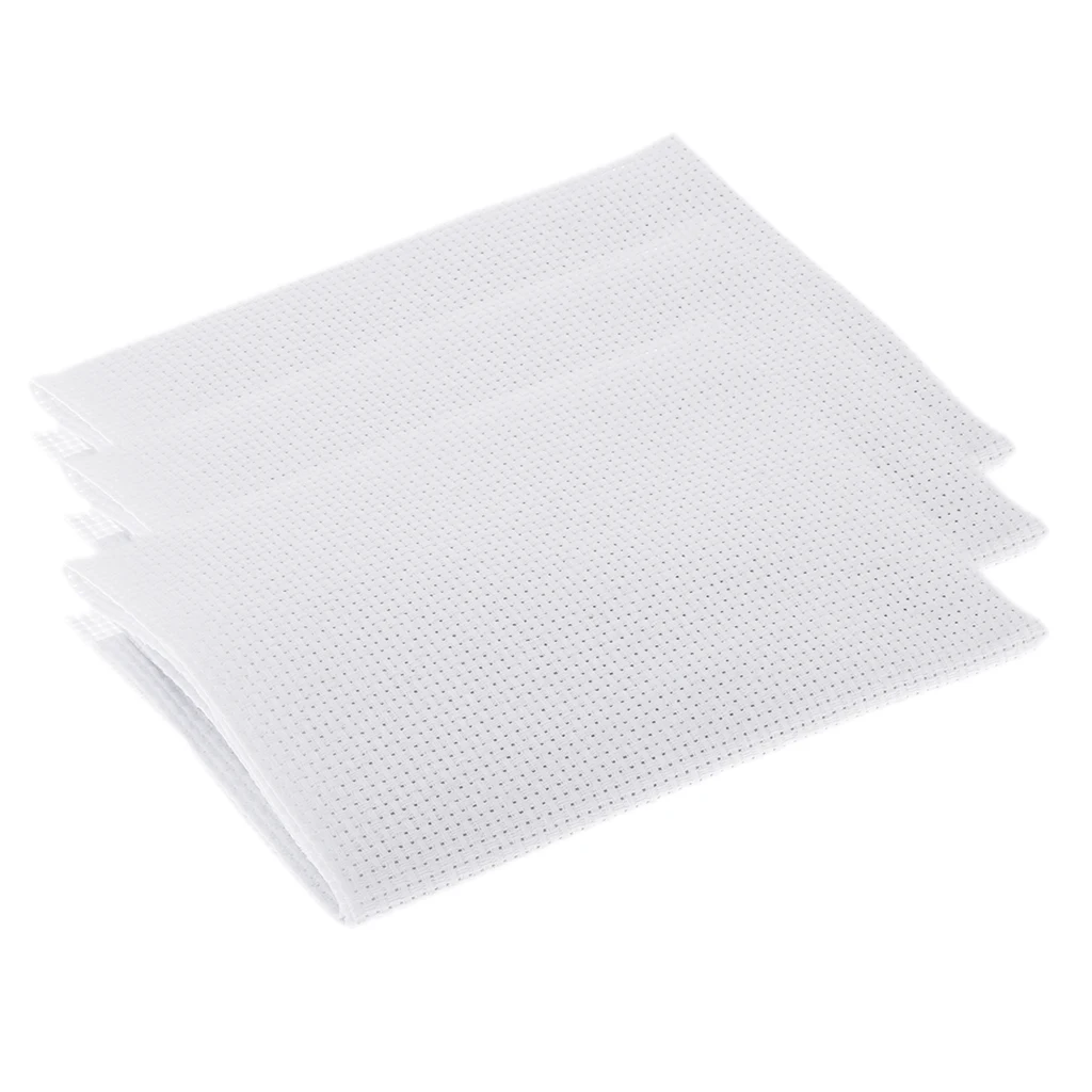 3Pcs White 14 Count 14CT Cross Stitch Cloth Aida Fabric/Canvas 30 x 45cm 3Pcs White 14 Count 14CT Cross Stitch Cloth Aida Fabric/Canvas 30 x 45cm