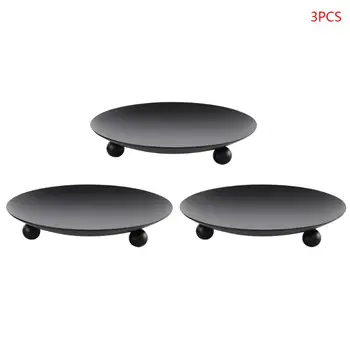 3pcs Rustic Wrought Iron Plate Candle Holders Stand Candelabrum Wedding Decor H58C
3pcs Rustic Wrought Iron Plate Candle Holders Stand Candelabrum Wedding Decor H58C
