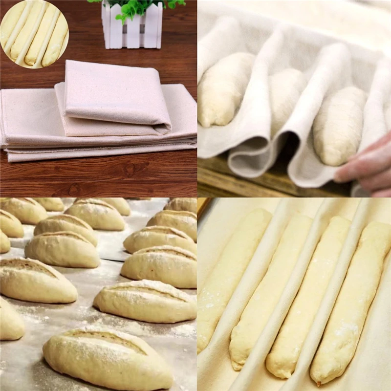 Fermented Cloth Proofing Dough Bakers Pans Proving Bread Baguette Baking Mat Pastry Kitchen Tools
Fermented Cloth Proofing Dough Bakers Pans Proving Bread Baguette Baking Mat Pastry Kitchen Tools